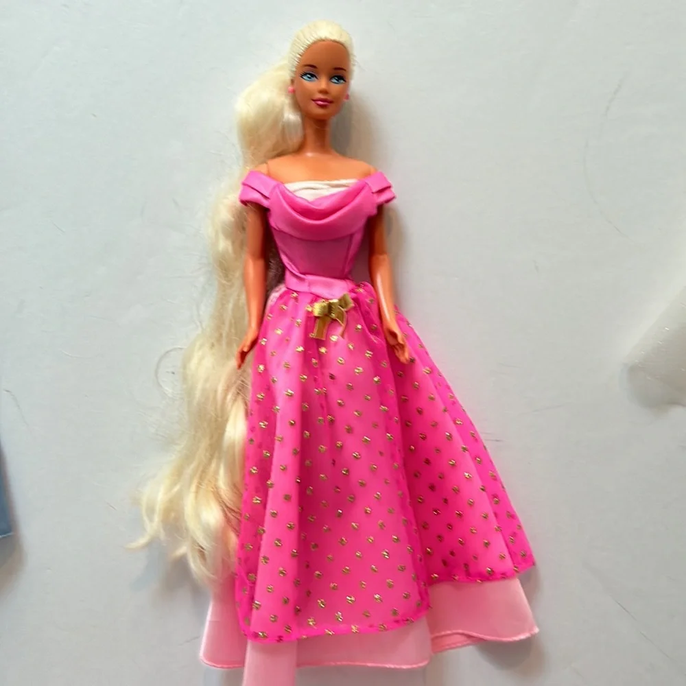 5 vintage collectible Barbie dolls Belle Cinderella Rapunzel Bride Princess